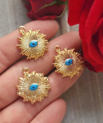 Nazarlı Yıldız Gold Kolye Ucu