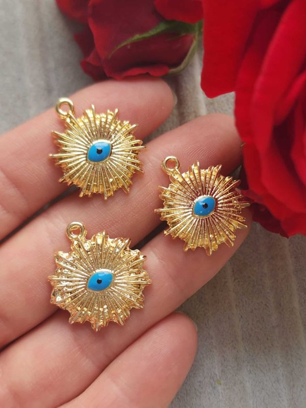 Nazarlı Yıldız Gold Kolye Ucu