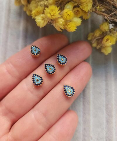 Nazarlı Zirkon Taşlı Damla