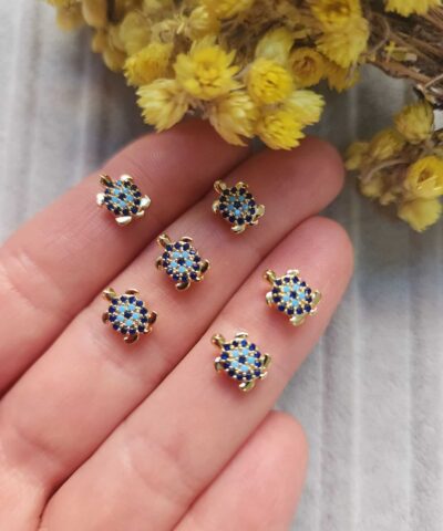 Nazarlı Zirkon Taşlı Kaplumbağa