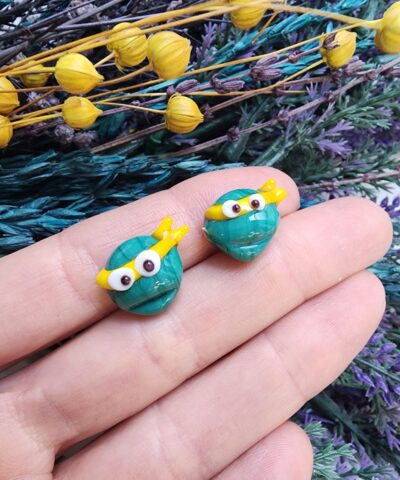 Ninja Kaplumbağa Murano Cam Objesi - 503