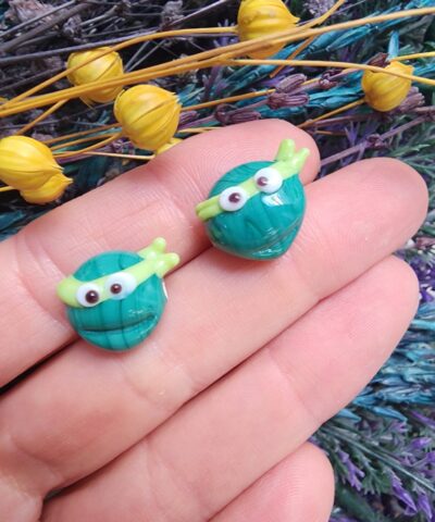 Ninja Kaplumbağa Murano Cam Objesi - 504