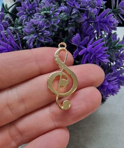 Nota Anahtari Kolye Ucu