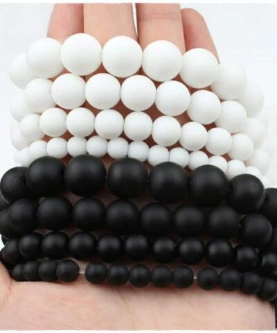 Oniks Beyaz Dogal Tas Dizi 7