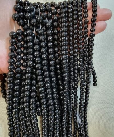 Oniks Parlak Siyah Dogal Tas Dizi