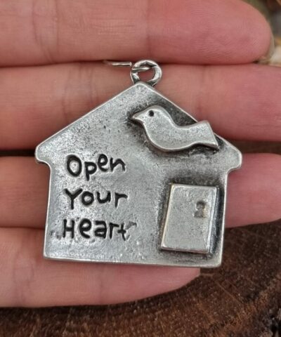 Open Your Heart Zamak Kolye Ucu 2