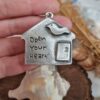 Open Your Heart Zamak Kolye Ucu 4