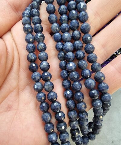 Orijinal Safir Faset Dogal Tas Dizi 6 Mm