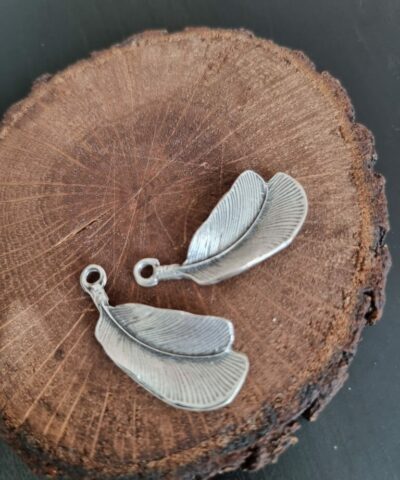 Orkide Yaprak Sekilli Zamak Taki Malzemesi 2