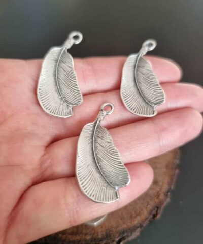 Orkide Yaprak Sekilli Zamak Taki Malzemesi