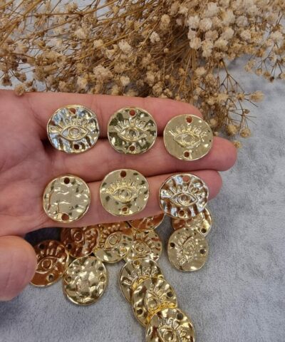 Otantik Goz Cift Delikli Bileklik Malzemesi