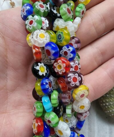 Otantik Yassi Cam Boncuk