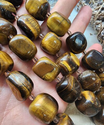 Oval Amorf Sekilli Kaplan Gozu Tasi Aaa 3