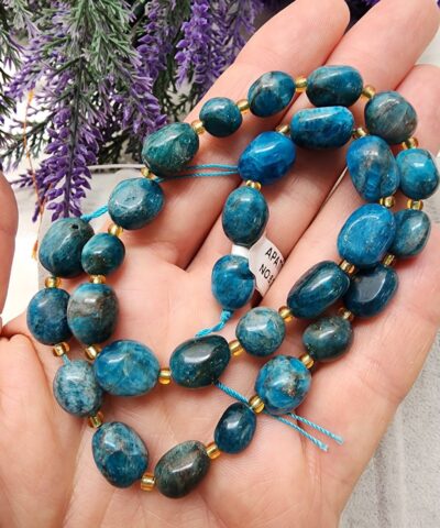 Oval Apatit Dogal Tas