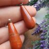 Oval Damla Jasper Tasi Kolye Ucu 2