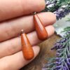 Oval Damla Jasper Tasi Kolye Ucu 3