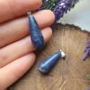Oval Damla Lapis Tasi Kolye Ucu 3