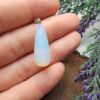 Oval Damla Opal Tasi Kolye Ucu 4