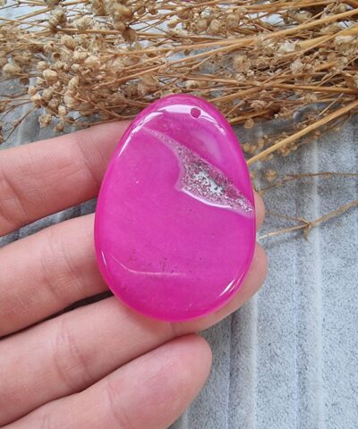 Oval Dilim Akik Kolye Ucu 502