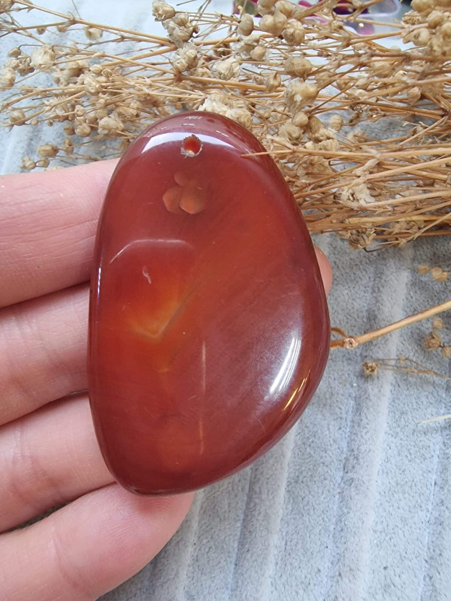 Oval Dilim Akik Kolye Ucu 504