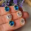 Oval Kristal Zirkon Tasli Kolye Ucu 14 Mm 5