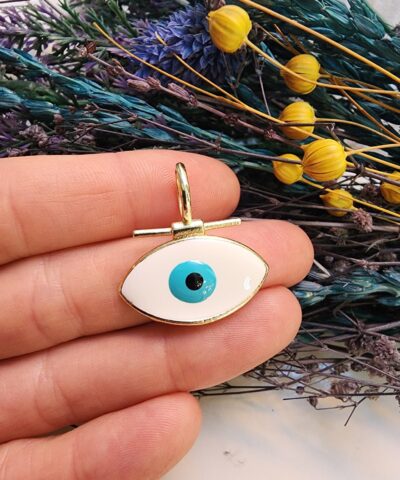 Oval Nazar Goz Kolye Ucu 505 2