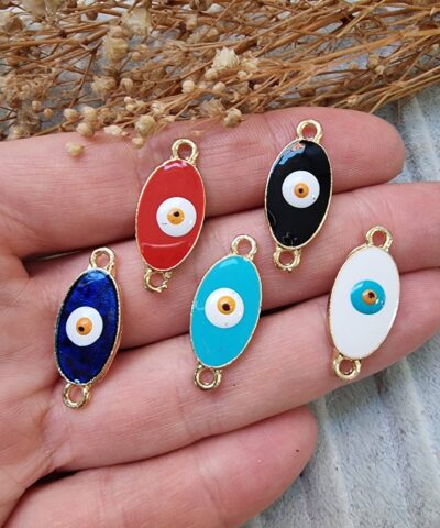 Oval Nazar Gozlu Bileklik Malzemesi 2