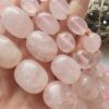 Oval Pembe Kuvars Dogal Tas Aaa 2