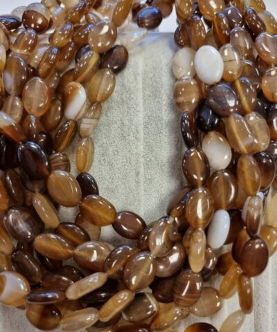 Oval Sekilli Akik Dogal Tas 10x14 1