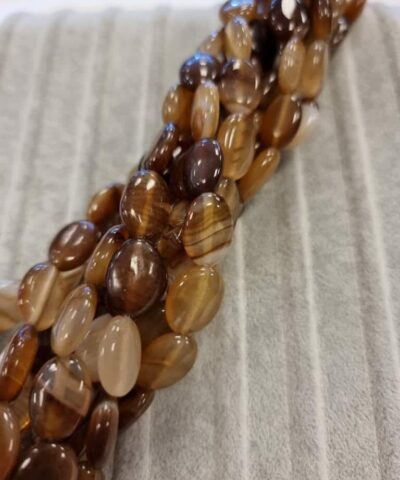 Oval Sekilli Akik Dogal Tas 10x14 3