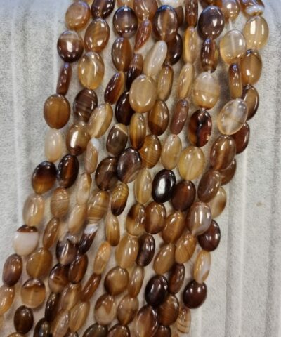 Oval Sekilli Akik Dogal Tas 10x14 5