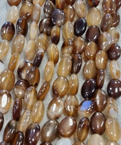 Oval Sekilli Akik Dogal Tas 10x14 6