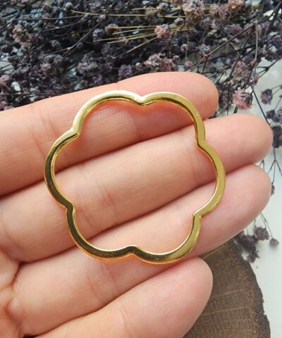 Papatya Halka Taki Malzemesi 4 Cm