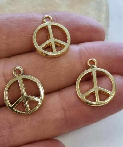 Peace Dokum Kolye Ucu 3