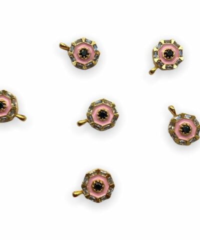 Pembe Mineli Tasli Kolye Ucu 2