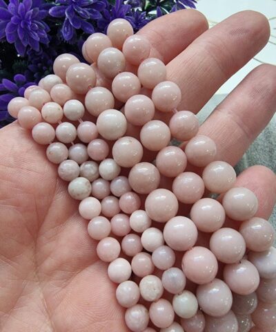 Pembe Opal Dogal Tas Dizi