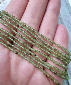 Peridot Faset Kesim 2 MM Doğal Taş