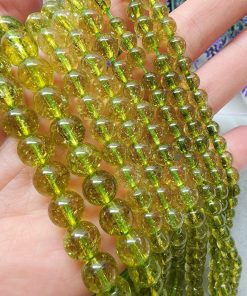 Peridot Kuvars Dizi Doğal Taşlar