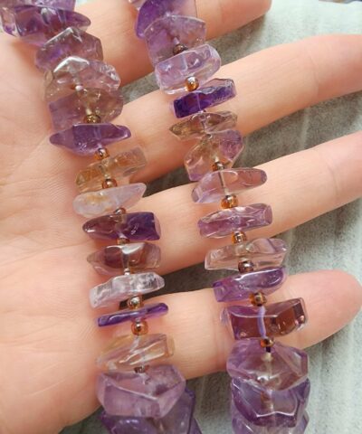 Petek Disk Ametrin Dogal Tas 4