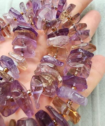 Petek Disk Ametrin Dogal Tas