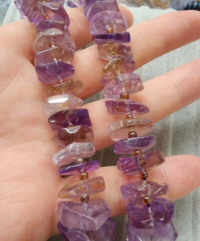 Petek Disk Ametrin Dogal Tas 5