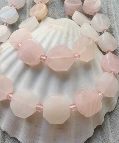 Petek Pembe Kuvars Dogal Tas Cesitleri 15 Mm