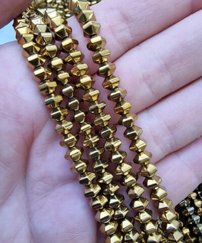 Petek Rondela Hematit Dogal Tas 5x5 501