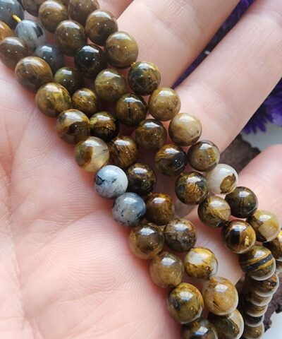Pietersite Dogal Tas Dizi 6 Mm