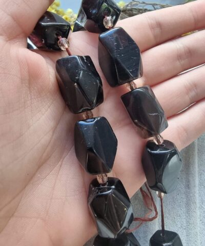 Piramit Dikdortgen Sekilli Dumanli Kuvars Tasi 10 Mm