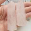 Piramit Pembe Kutle Kuvars Dogal Tas 2