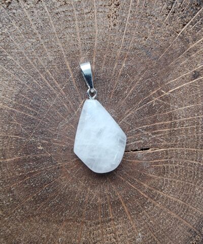 Piramit Pembe Kuvars Tasi Kolye Ucu 2