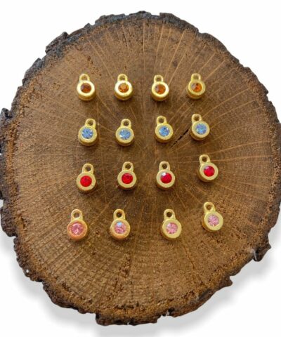 Renkli Kristal Tasli Mini Sallanti