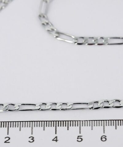 Rodyum Kaplama 45 Mm İtalyan Desenli Taki Zinciri 2