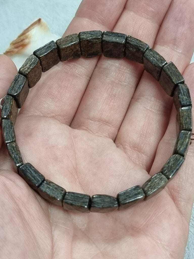 Rolex Kesim Bronzit Dogal Tas Bileklik 2